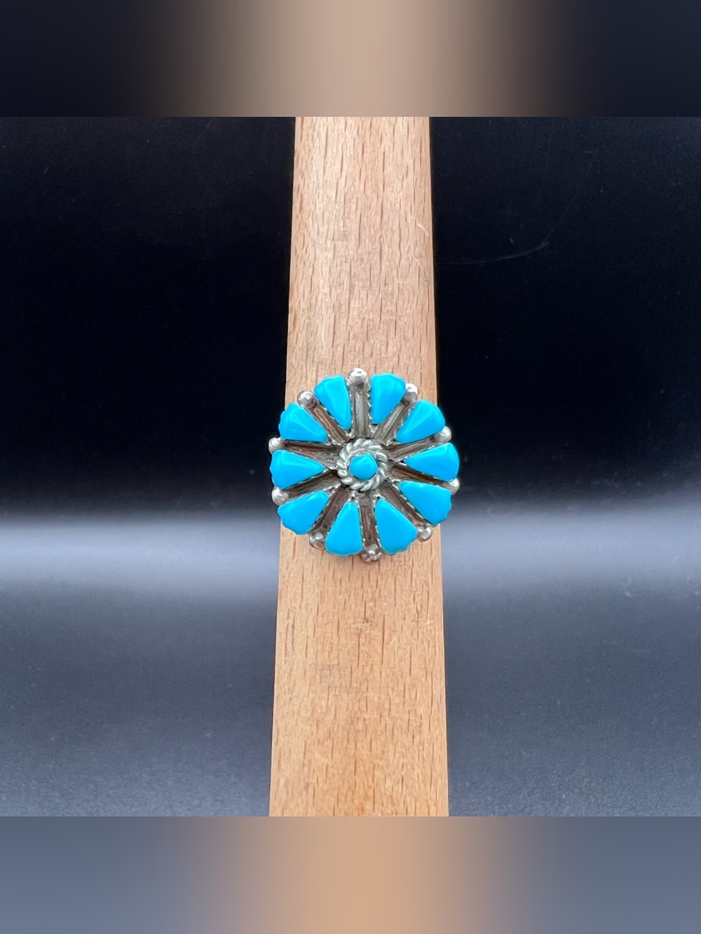 Native American Flower Cluster Ring